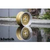 Klutch SL1 15x8,5 ET17 4x100 Gold w/ Machined Lip